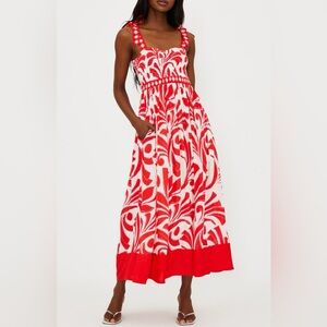 Beach Riot Cari Tie Strap Cover-Up Maxi Dress